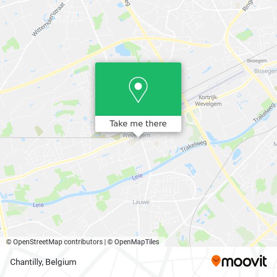 Chantilly map