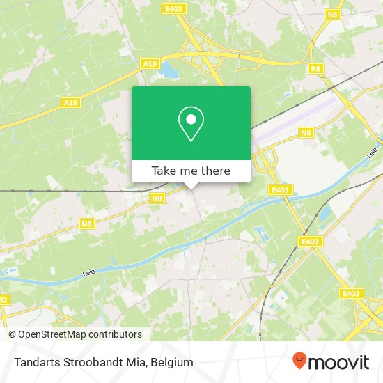 Tandarts Stroobandt Mia map