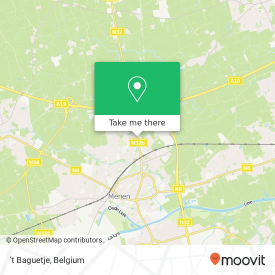 't Baguetje map