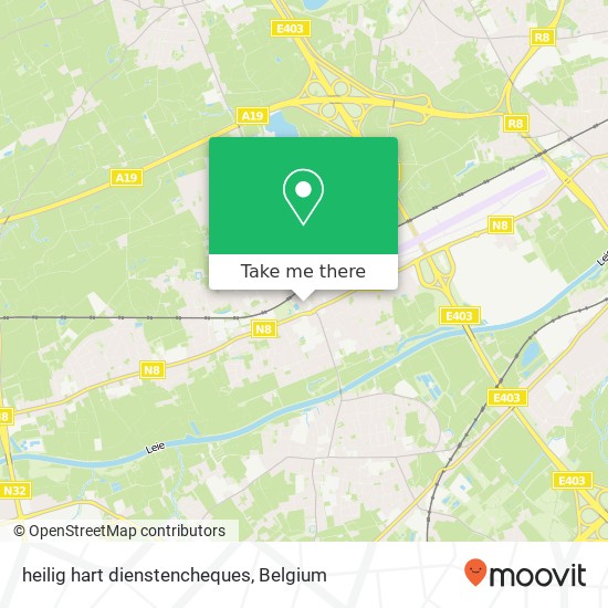 heilig hart dienstencheques map