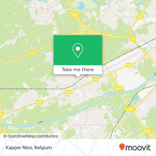 Kapper Nico map