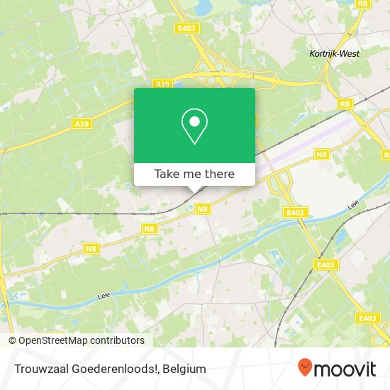 Trouwzaal Goederenloods! map