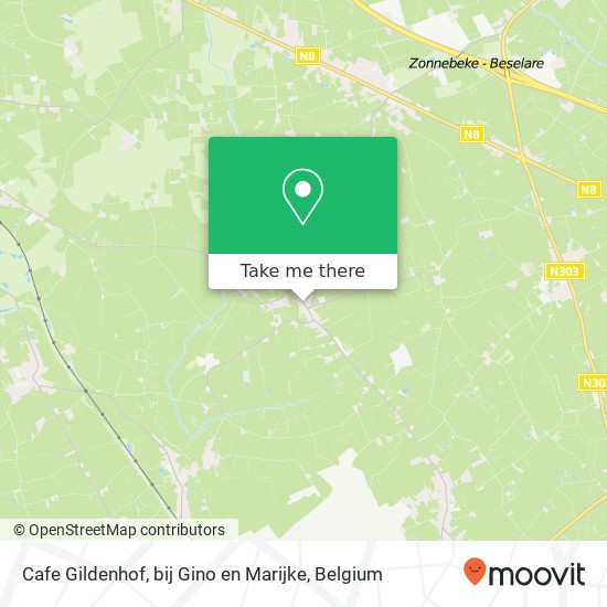 Cafe Gildenhof, bij Gino en Marijke map