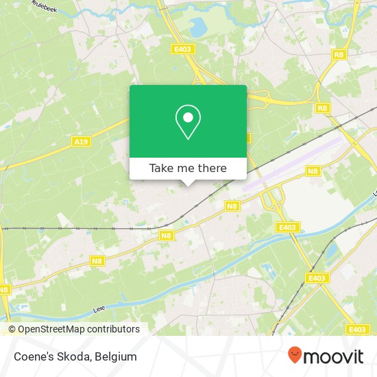 Coene's Skoda map