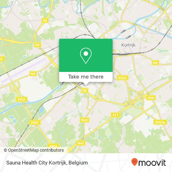 Sauna Health City Kortrijk plan