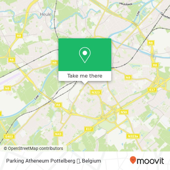 Parking Atheneum Pottelberg 🚕 map