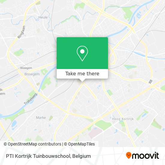 PTI Kortrijk Tuinbouwschool map