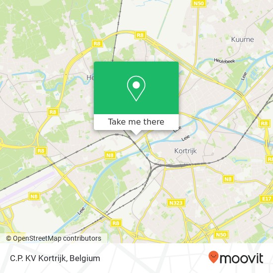 C.P. KV Kortrijk map