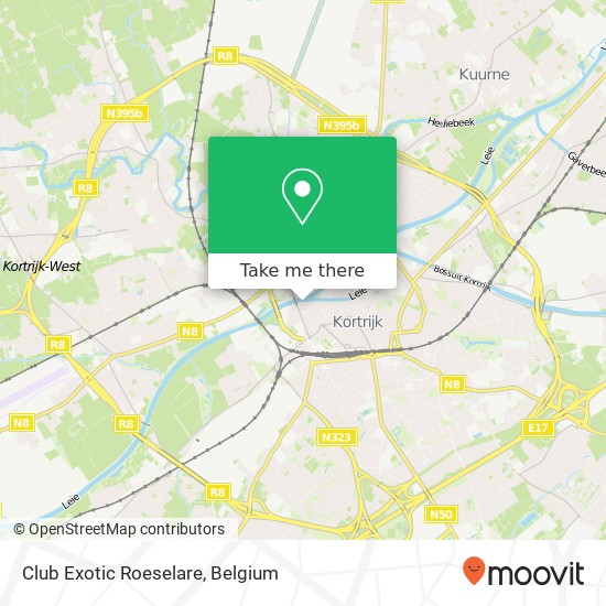 Club Exotic Roeselare map