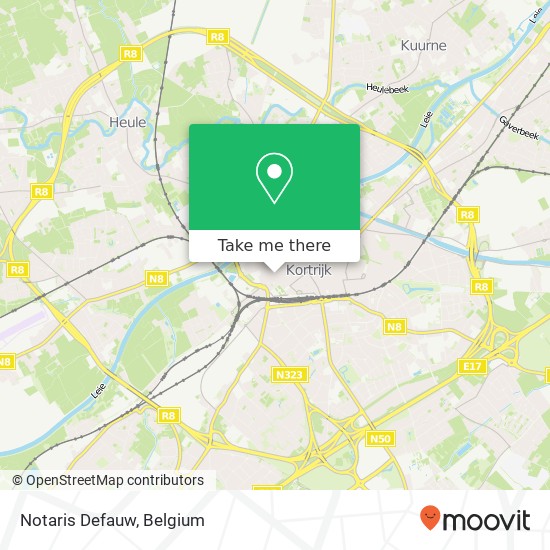 Notaris Defauw map