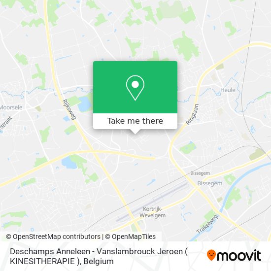 Deschamps Anneleen - Vanslambrouck Jeroen  ( KINESITHERAPIE ) map