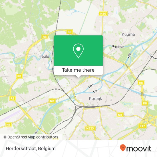 Herdersstraat map