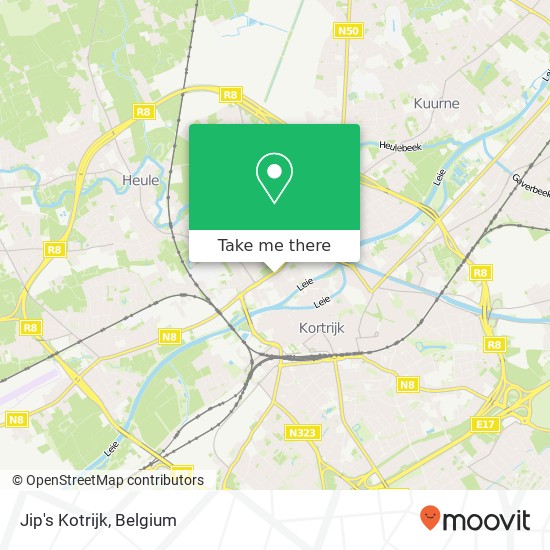 Jip's Kotrijk map