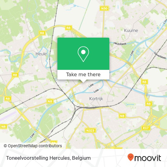 Toneelvoorstelling Hercules map