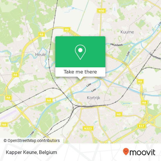 Kapper Keune map