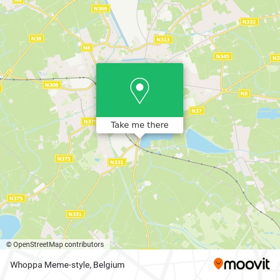 Whoppa Meme-style map