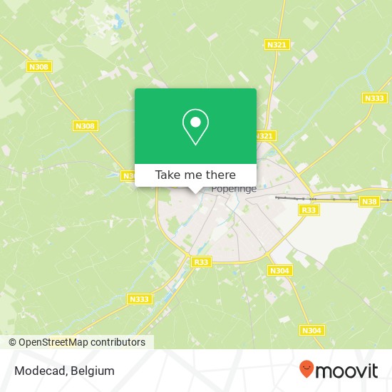 Modecad map