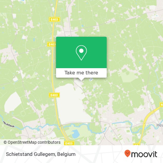 Schietstand Gullegem map