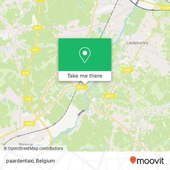 paardentaxi map