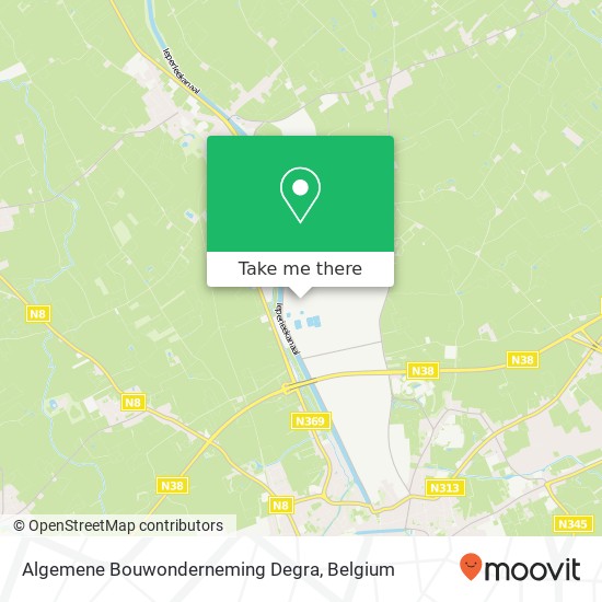 Algemene Bouwonderneming Degra map