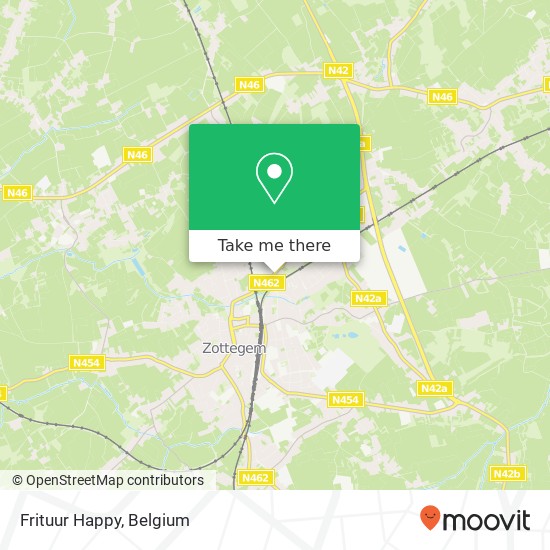 Frituur Happy map