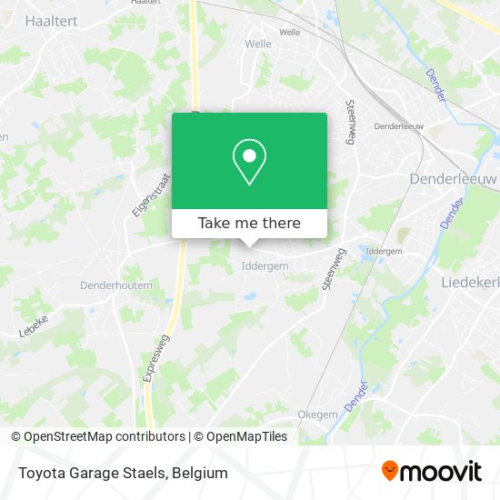 Toyota Garage Staels map