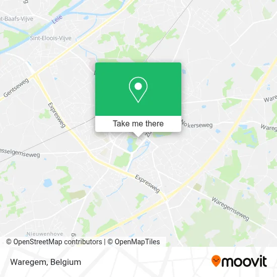 Waregem map