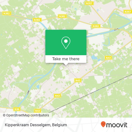 Kippenkraam Desselgem map