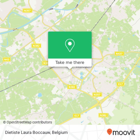 Dietiste Laura Boccauw map