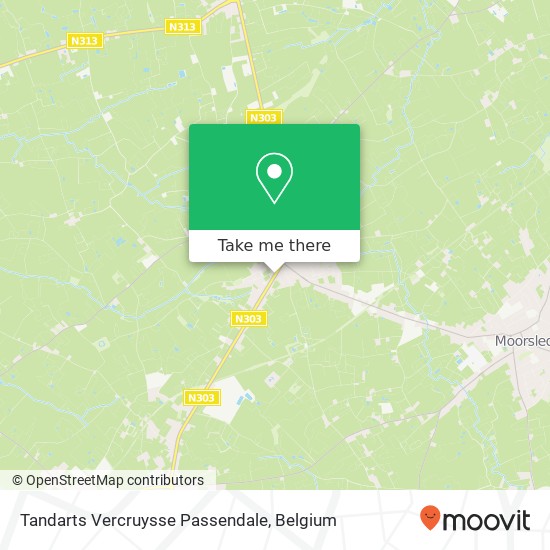 Tandarts Vercruysse Passendale plan