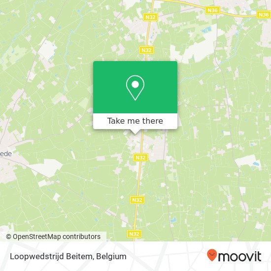 Loopwedstrijd Beitem map