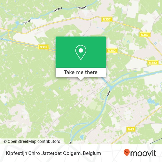Kipfestijn Chiro Jattetoet Ooigem map