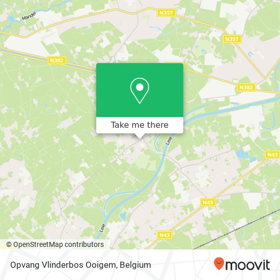 Opvang Vlinderbos Ooigem map