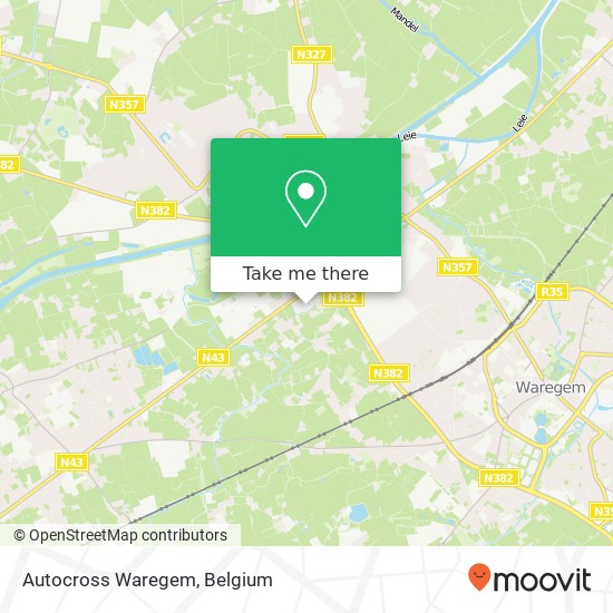 Autocross Waregem map