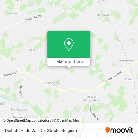 Dietiste Hilde Van Der Stricht map