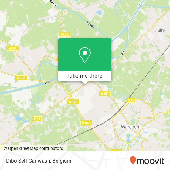 Dibo Self Car wash map