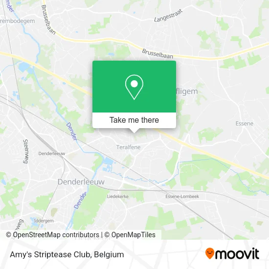 Amy's Striptease Club map