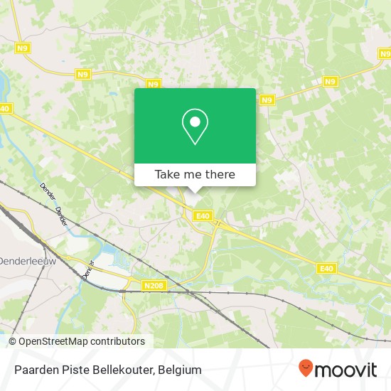 Paarden Piste Bellekouter map