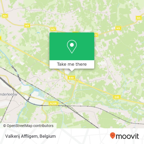 Valkerij Affligem map