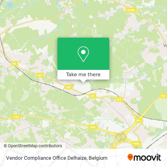 Vendor Compliance Office Delhaize map