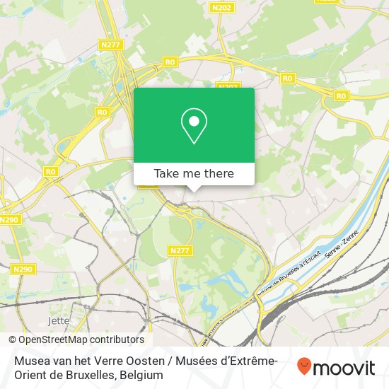 Musea van het Verre Oosten / Musées d’Extrême-Orient de Bruxelles map