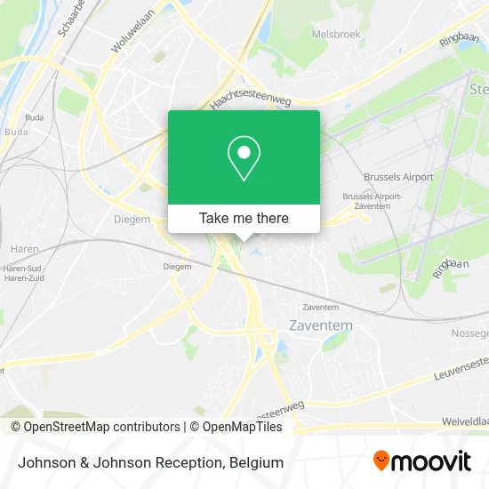 Johnson & Johnson Reception map