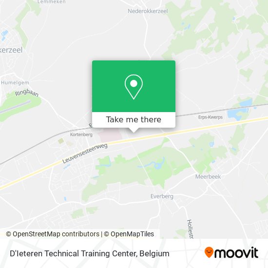 D'Ieteren Technical Training Center map