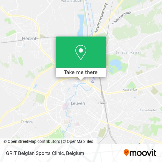 GRIT Belgian Sports Clinic map