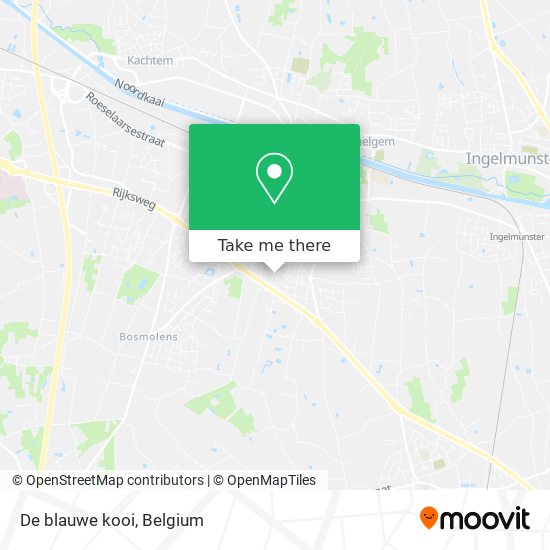 De blauwe kooi map