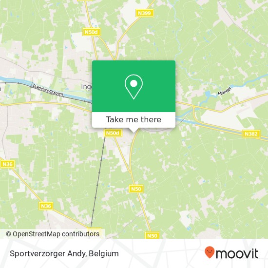 Sportverzorger Andy map