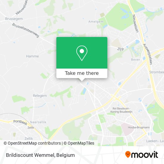 Brildiscount Wemmel map