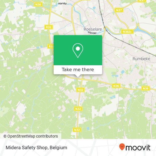 Midera Safety Shop map