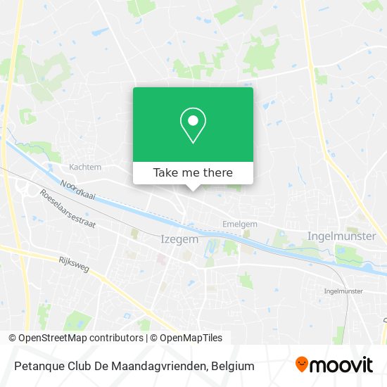 Petanque Club De Maandagvrienden map