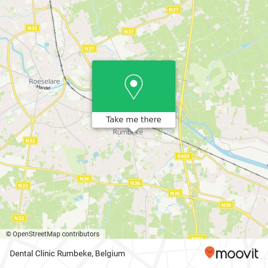 Dental Clinic Rumbeke map